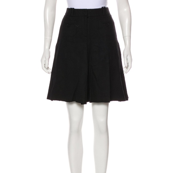 3.1 PHILLIP LIM Black Wool Mini Skirt